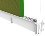 Impianto di raffrescamento fisso cooling MPG – Canalina in plastica