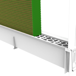Impianto di raffrescamento fisso cooling MPG – Canalina in plastica